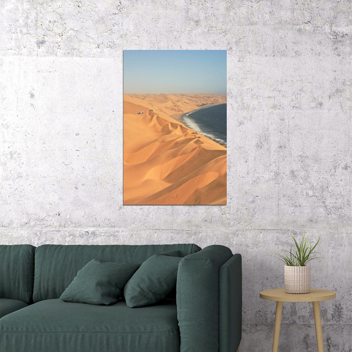 Namib Desert Dunes Nature Landscape Poster Wall Art Print Home Wall Decor - xonomax