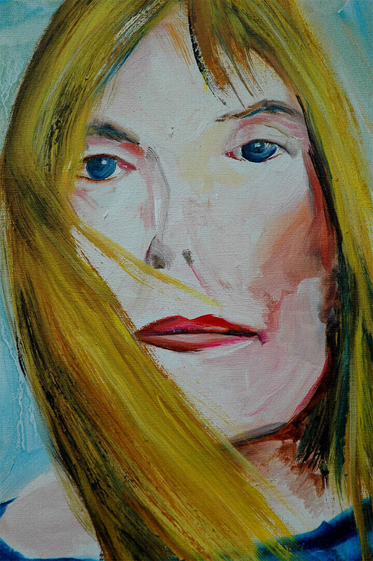 Joni Mitchell Oil Singer Painter Poster Wall Art Print Home Wall Decor - xonomax