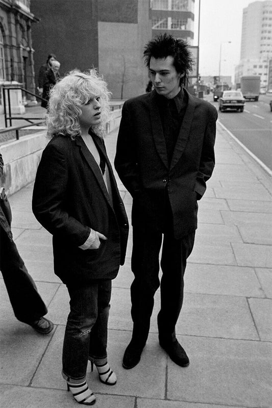 Sid Vicious And Girlfriend Nancy Spungen Vintage Photo Poster Wall Art Print Home Wall Decor - xonomax