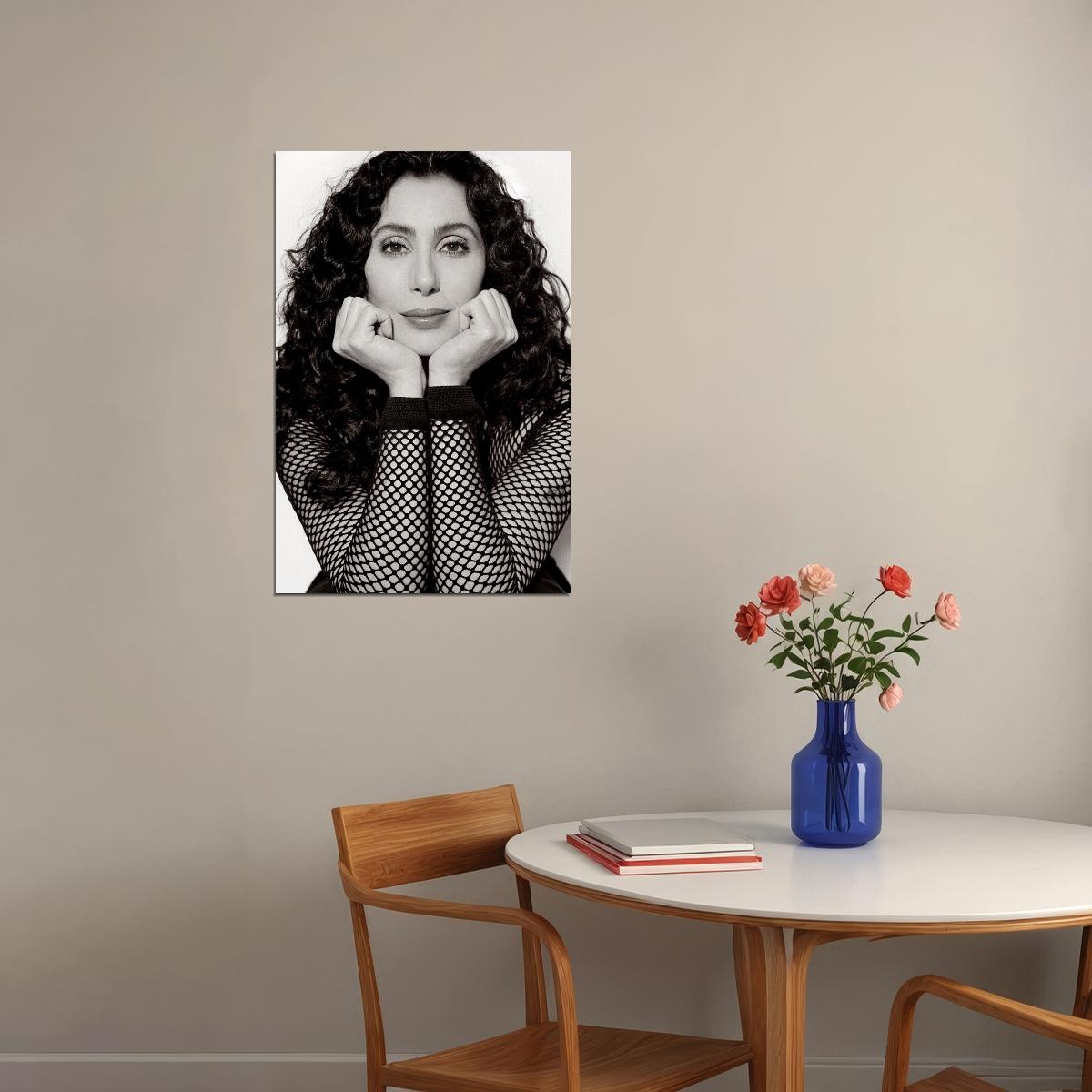 Best Cher Images American Singer Actor Poster Wall Art Print Home Wall Decor - xonomax