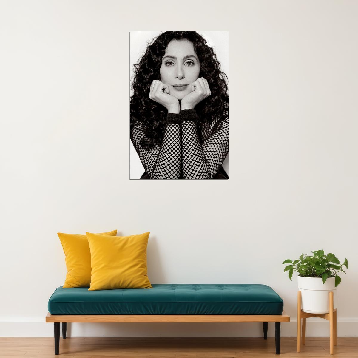 Best Cher Images American Singer Actor Poster Wall Art Print Home Wall Decor - xonomax