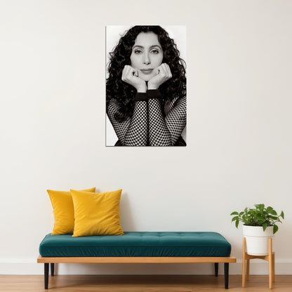 Best Cher Images American Singer Actor Poster Wall Art Print Home Wall Decor - xonomax