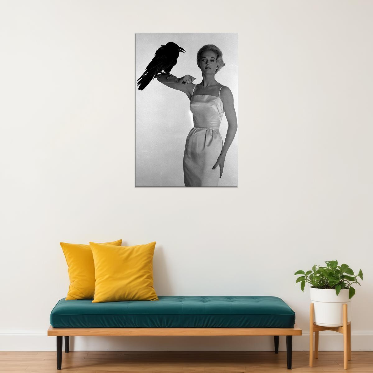 Tippi Hedren American Actor Old Model Poster Wall Art Print Home Wall Decor - xonomax