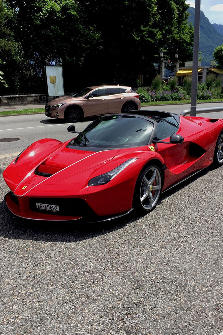Ferrari La Ferrari Aperta Land Vehicle Landscape Poster Wall Art Print Home Wall Decor - xonomax