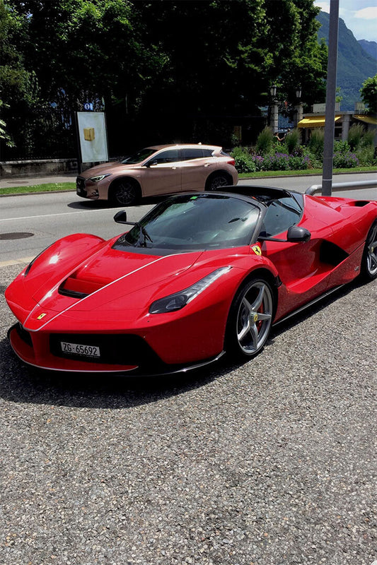 Ferrari La Ferrari Aperta Land Vehicle Landscape Poster Wall Art Print Home Wall Decor - xonomax