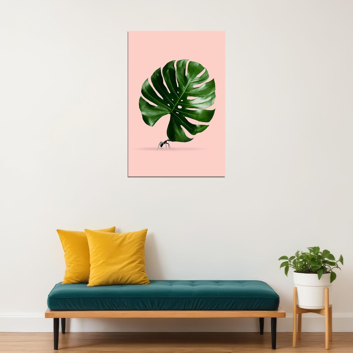 Leaves Cutter Ants Carry Leaves Poster Wall Art Print Home Wall Decor - xonomax