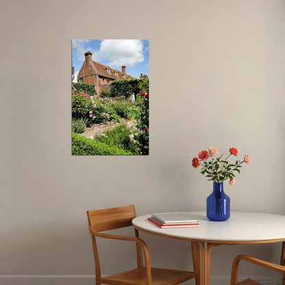 Sissinghurst Castle Gardens Famous Garden Poster Wall Art Print Home Wall Decor - xonomax