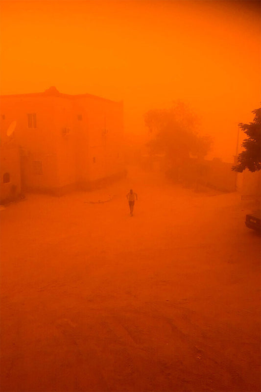 Tuareg Camp During Harmattan Dust Storm Photo Poster Wall Art Print Home Wall Decor - xonomax
