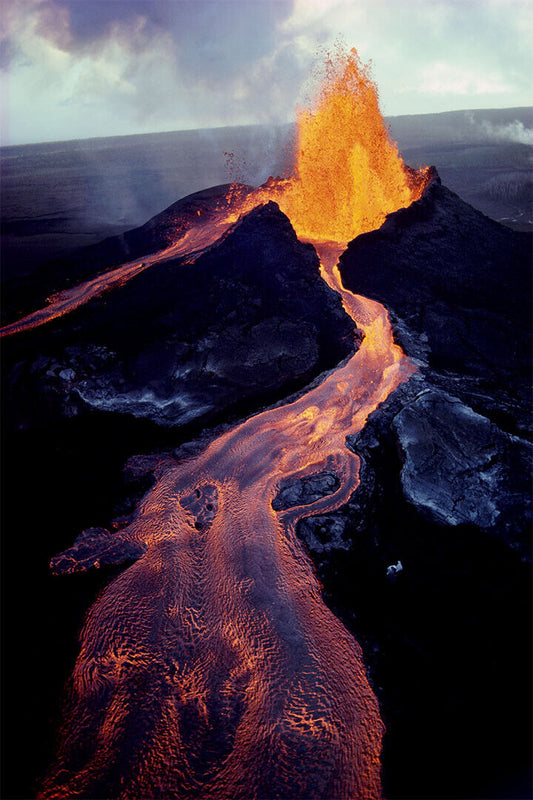 Kilauea Volcano Erupting Nature Landscape Poster Wall Art Print Home Wall Decor - xonomax