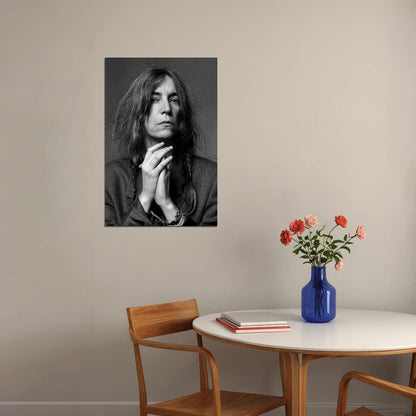 Portrait Of Patti Smith American Musician Poster Wall Art Print Home Wall Decor - xonomax