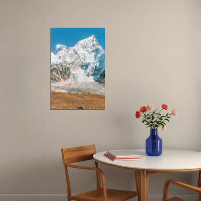 Mount Everest And Nuptse Landscape Poster Wall Art Print Home Wall Decor - xonomax