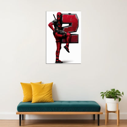 Deadpool 2 Movie Action Adventure Comedy Poster Wall Art Print Home Wall Decor