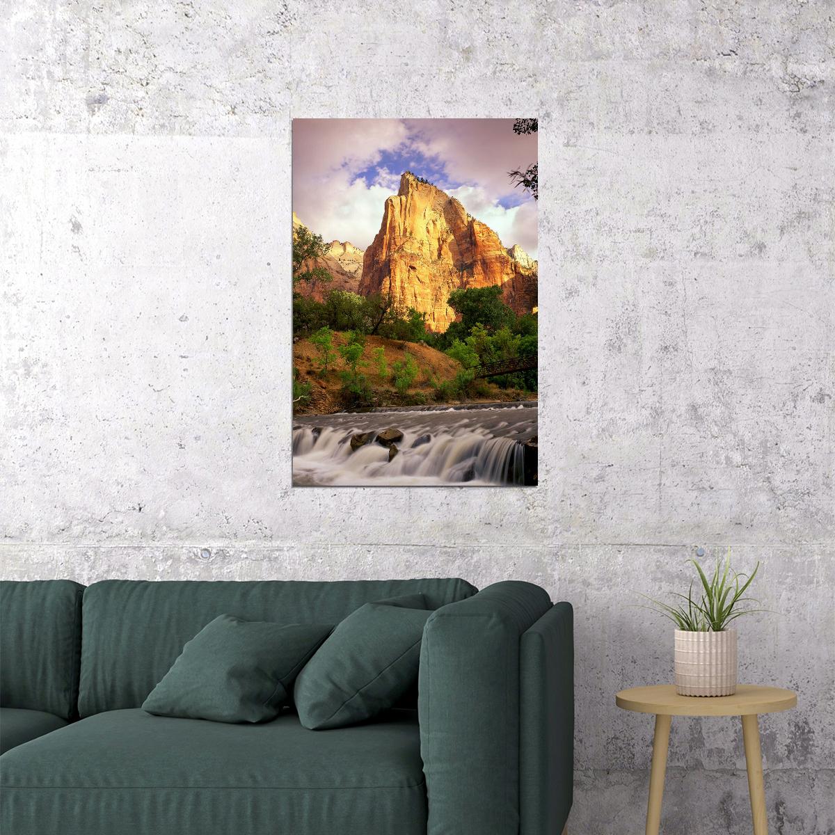In Zion National Park Nature Poster Wall Art Print Home Wall Decor - xonomax