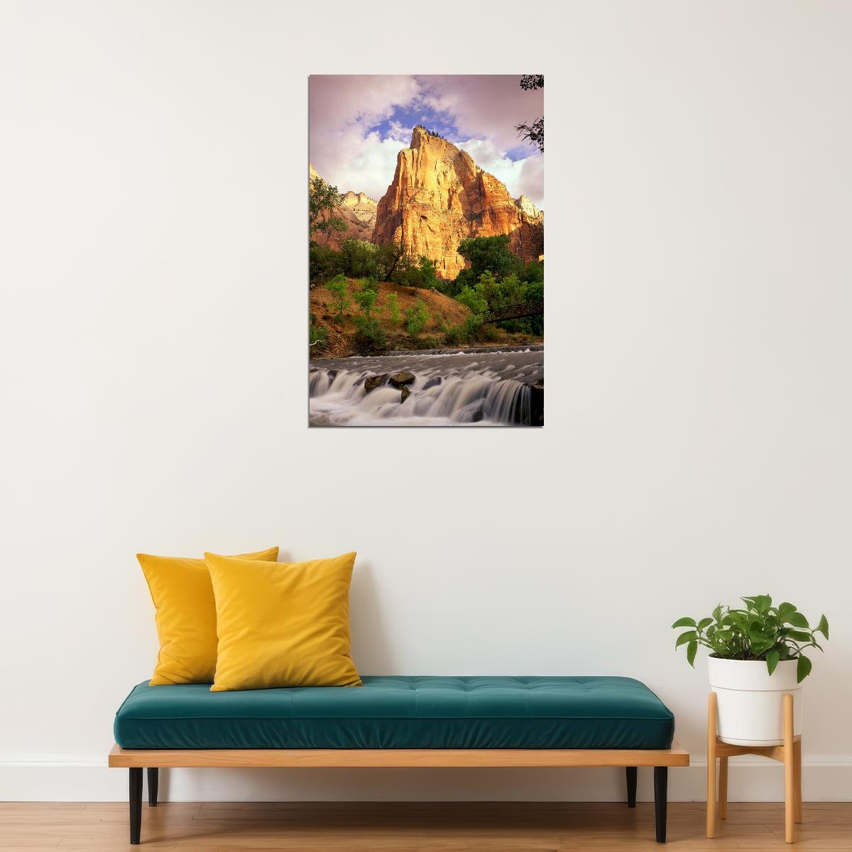 In Zion National Park Nature Poster Wall Art Print Home Wall Decor - xonomax
