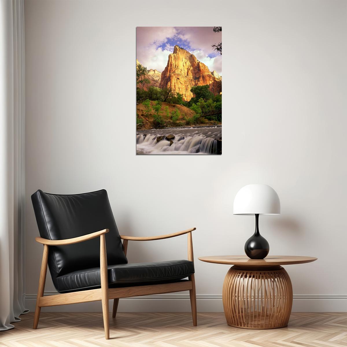 In Zion National Park Nature Poster Wall Art Print Home Wall Decor - xonomax