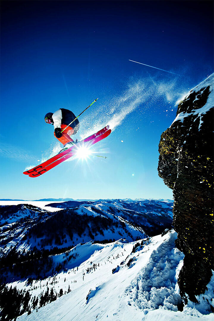 Squaw Valley Extrem Sport Poster Wall Art Print Home Wall Decor - xonomax