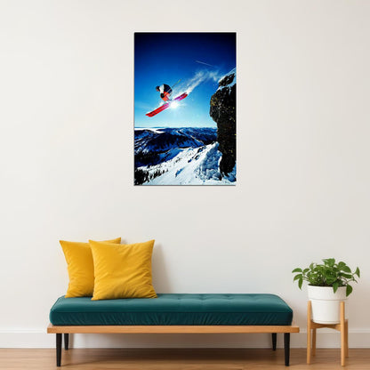 Squaw Valley Extrem Sport Poster Wall Art Print Home Wall Decor - xonomax