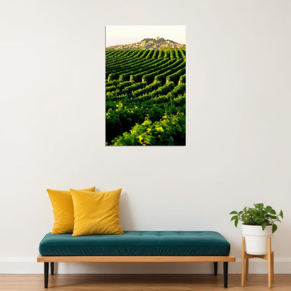 Vineyard In Napa Valley Landscape Nature Poster Wall Art Print Home Wall Decor - xonomax