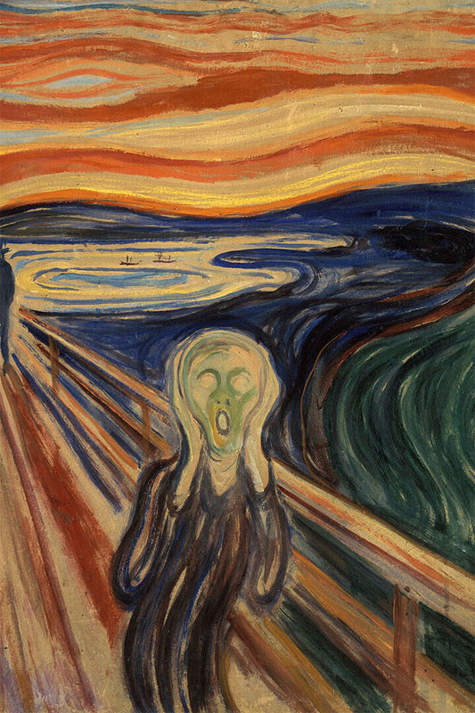 The Scream Edvard Munch Oil Poster Wall Art Print Home Wall Decor - xonomax