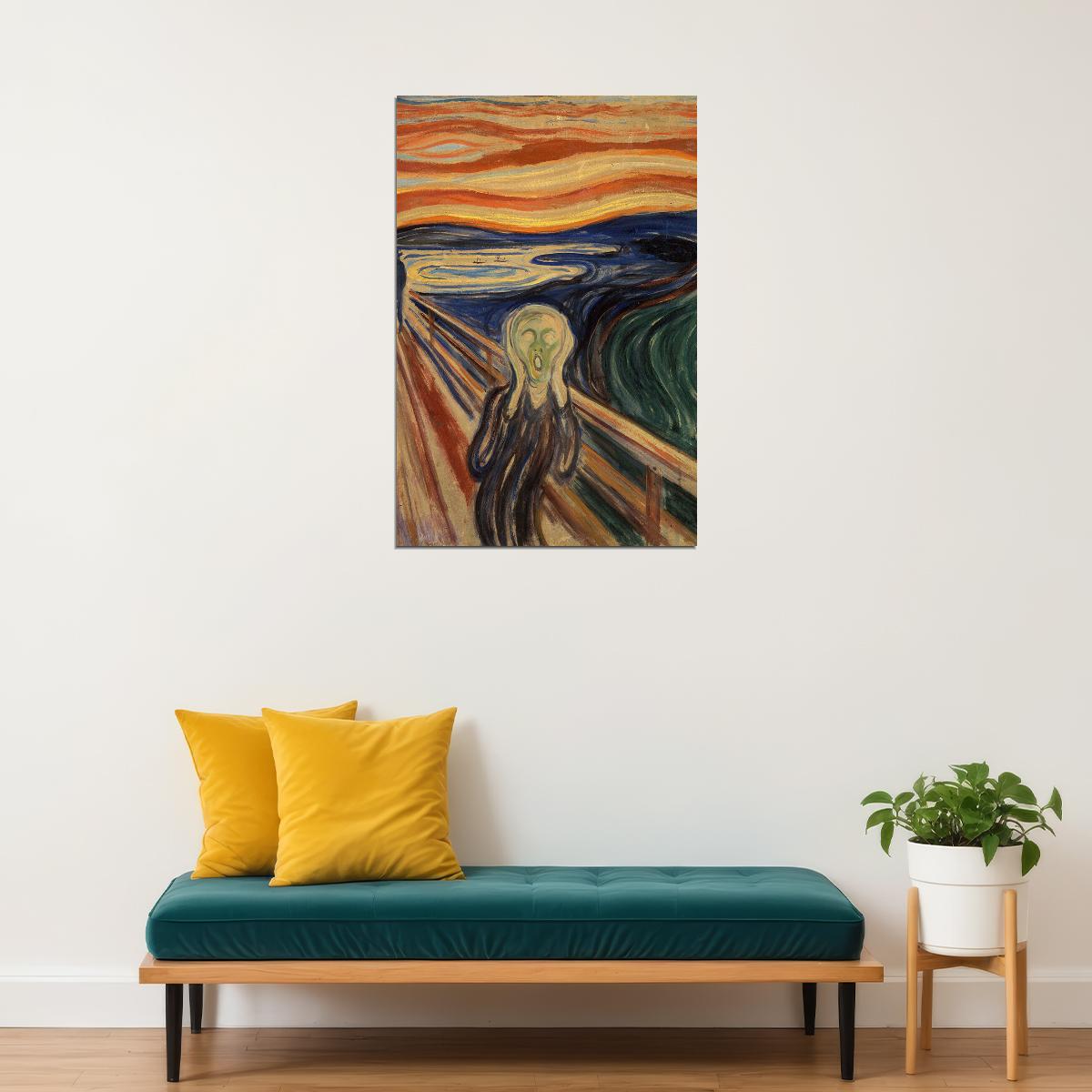 The Scream Edvard Munch Oil Poster Wall Art Print Home Wall Decor - xonomax