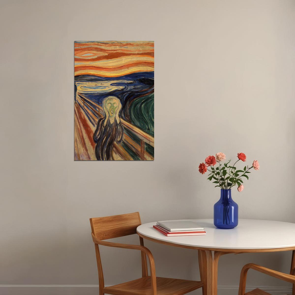 The Scream Edvard Munch Oil Poster Wall Art Print Home Wall Decor - xonomax