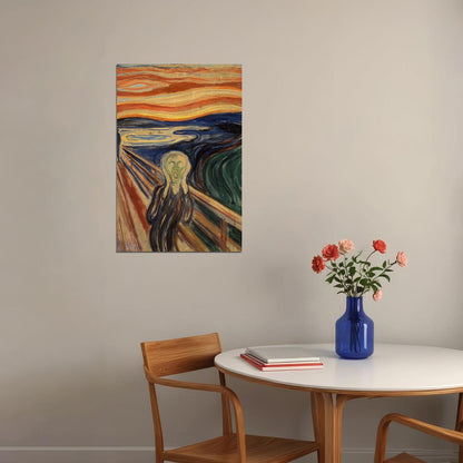 The Scream Edvard Munch Oil Poster Wall Art Print Home Wall Decor - xonomax