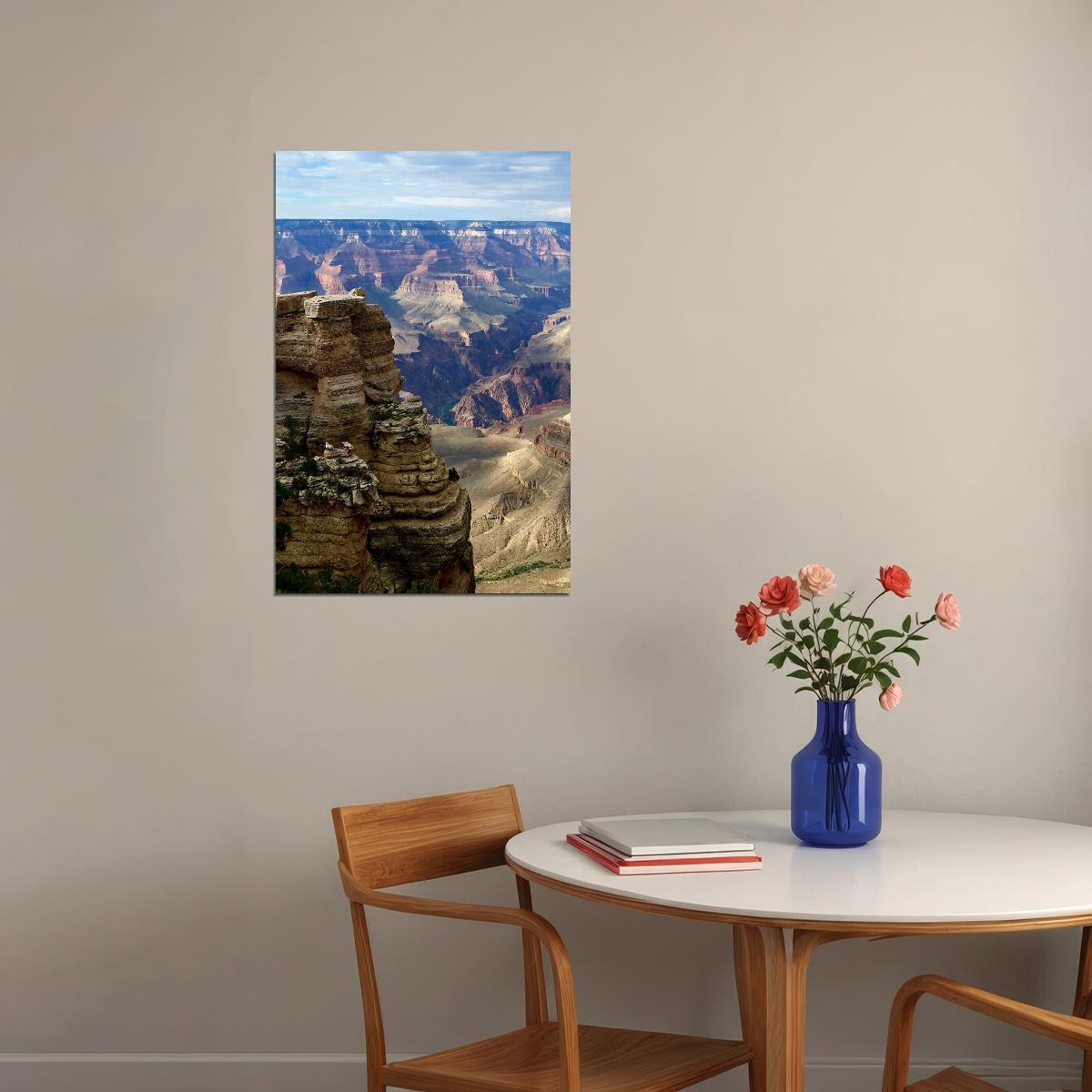 Grand Canyon With Complex Landscape Poster Wall Art Print Home Wall Decor - xonomax