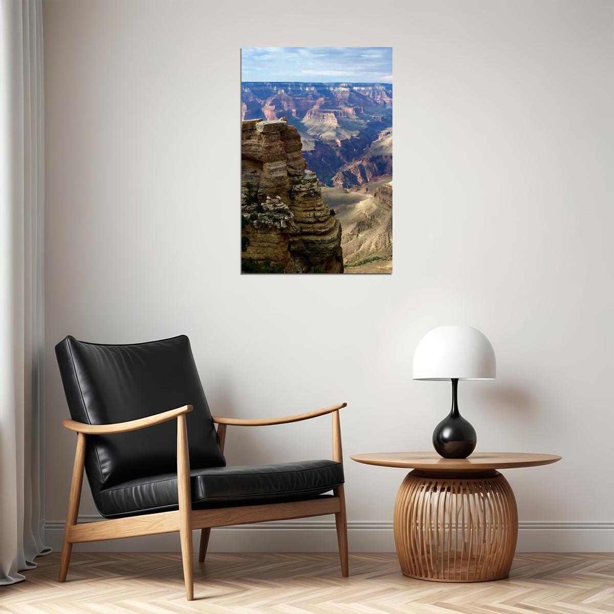 Grand Canyon With Complex Landscape Poster Wall Art Print Home Wall Decor - xonomax