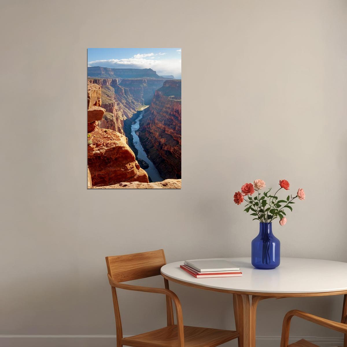 Grand Canyon Nature Landscape Sky Poster Wall Art Print Home Wall Decor - xonomax