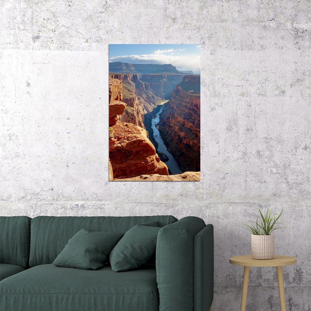 Grand Canyon Nature Landscape Sky Poster Wall Art Print Home Wall Decor - xonomax