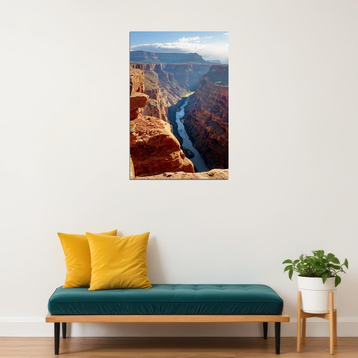 Grand Canyon Nature Landscape Sky Poster Wall Art Print Home Wall Decor - xonomax