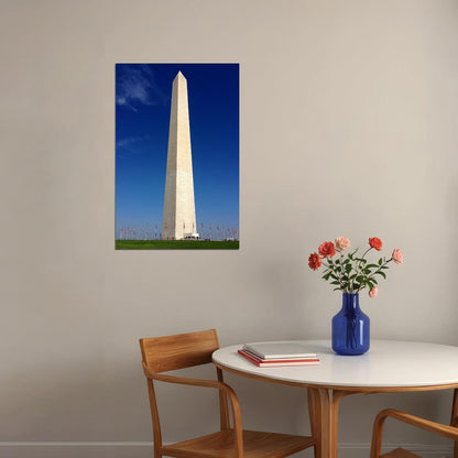 Washington Monument Historical Icon Landscape Poster Wall Art Print Home Wall Decor - xonomax