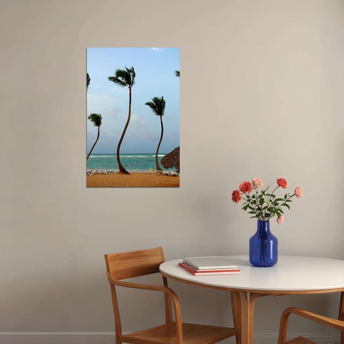 Coconut Palms On Kalapana Beach Trees Poster Wall Art Print Home Wall Decor - xonomax