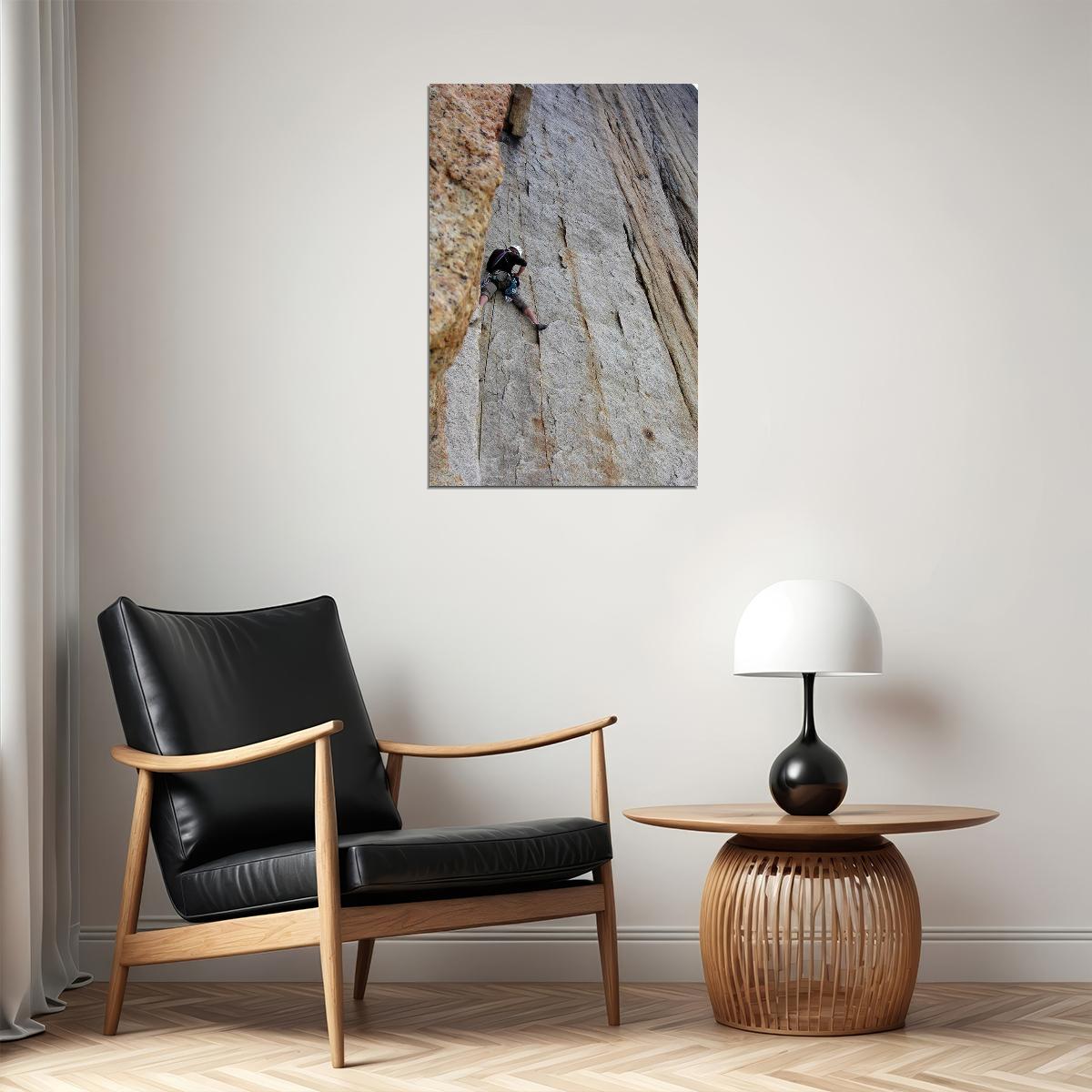 Climbing Rock Face In Custer State Park Landscape Poster Wall Art Print Home Wall Decor - xonomax