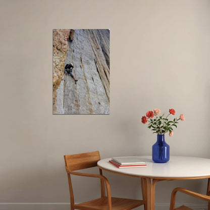Climbing Rock Face In Custer State Park Landscape Poster Wall Art Print Home Wall Decor - xonomax