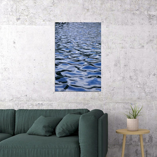 Water Ripple And Reflections Landscape Poster Wall Art Print Home Wall Decor - xonomax