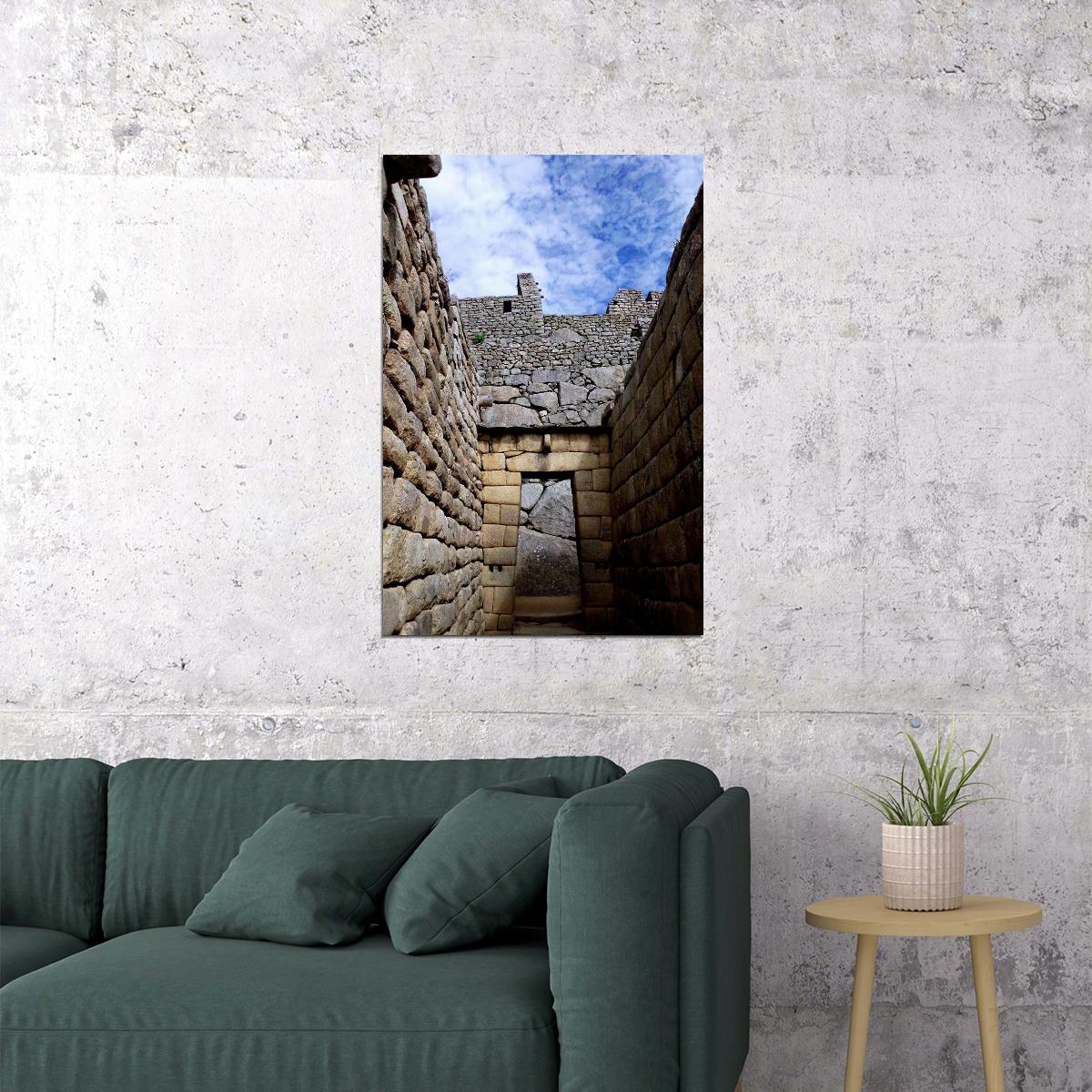Ithaca Ancient Walls Historical Building Poster Wall Art Print Home Wall Decor - xonomax