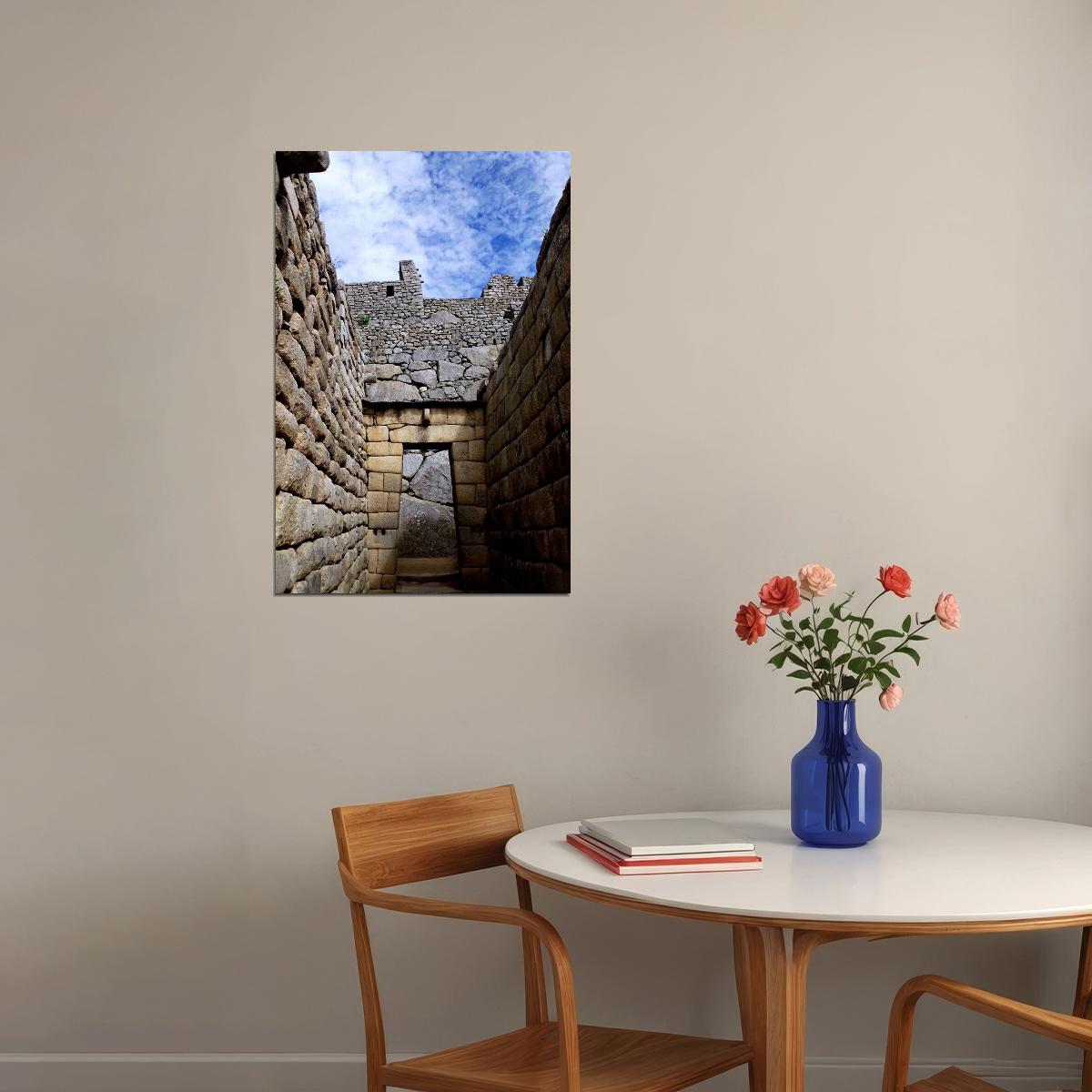 Ithaca Ancient Walls Historical Building Poster Wall Art Print Home Wall Decor - xonomax