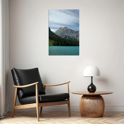 Emerald Lake And Canadian Rockies Landscape Poster Wall Art Print Home Wall Decor - xonomax