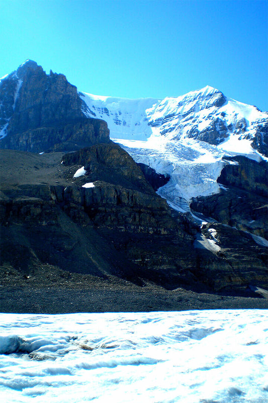 Alberta's Athabasca Glacier Mountains Landscape Poster Wall Art Print Home Wall Decor - xonomax