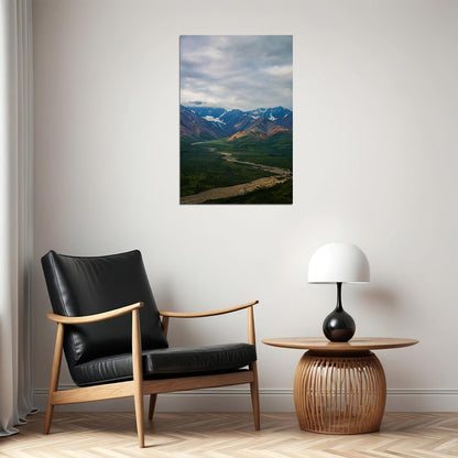 Mount Mckinley And Wonder Lake Denali National Park Poster Wall Art Print Home Wall Decor - xonomax