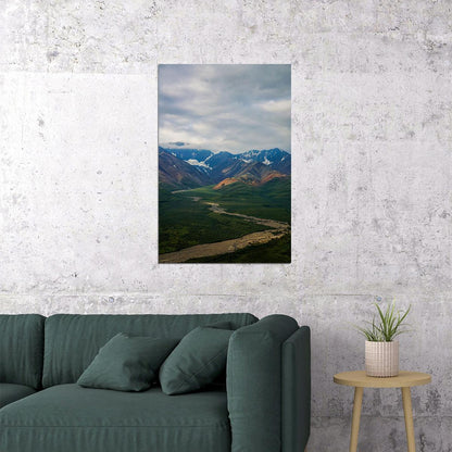 Mount Mckinley And Wonder Lake Denali National Park Poster Wall Art Print Home Wall Decor - xonomax