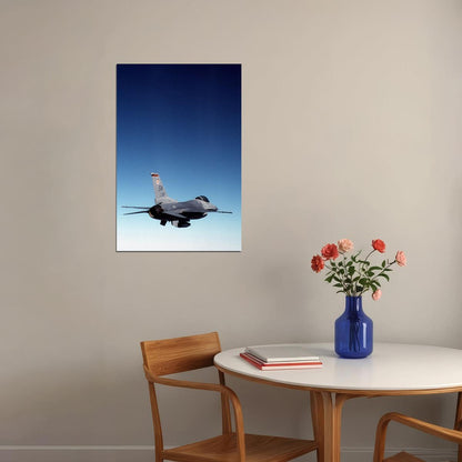 Fighter Pilot Flies An F-16 Falcon Aircraft Poster Wall Art Print Home Wall Decor - xonomax