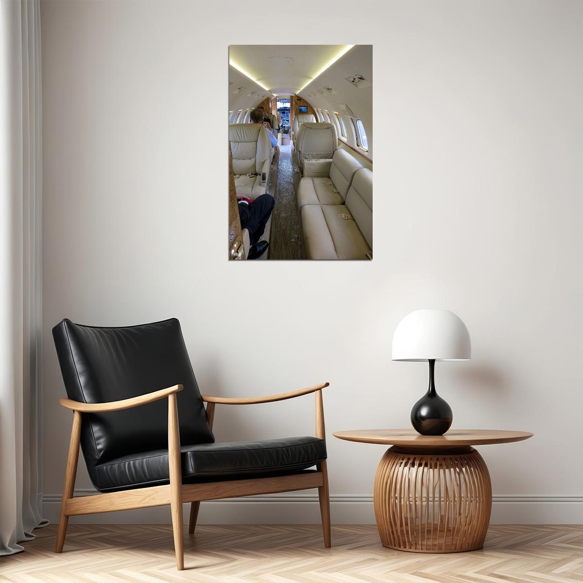 Hawker 1000 Corporate Jet In Flight Businnes Poster Wall Art Print Home Wall Decor - xonomax