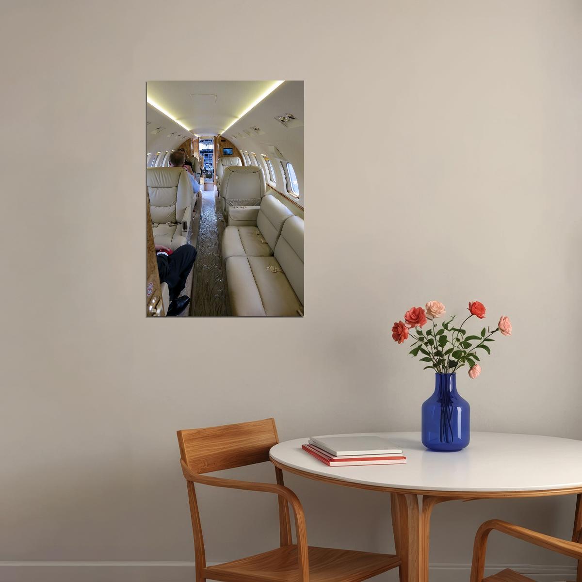 Hawker 1000 Corporate Jet In Flight Businnes Poster Wall Art Print Home Wall Decor - xonomax