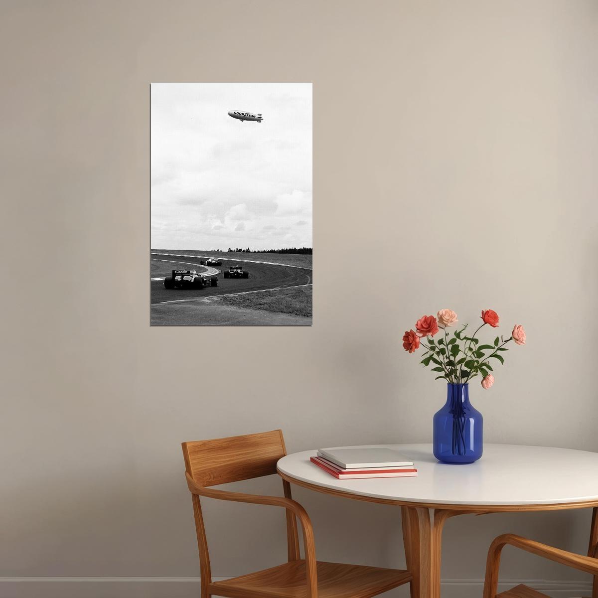 The New Goodyear Blimp Aircraft Poster Wall Art Print Home Wall Decor - xonomax