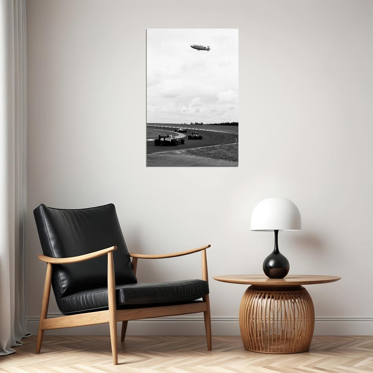 The New Goodyear Blimp Aircraft Poster Wall Art Print Home Wall Decor - xonomax