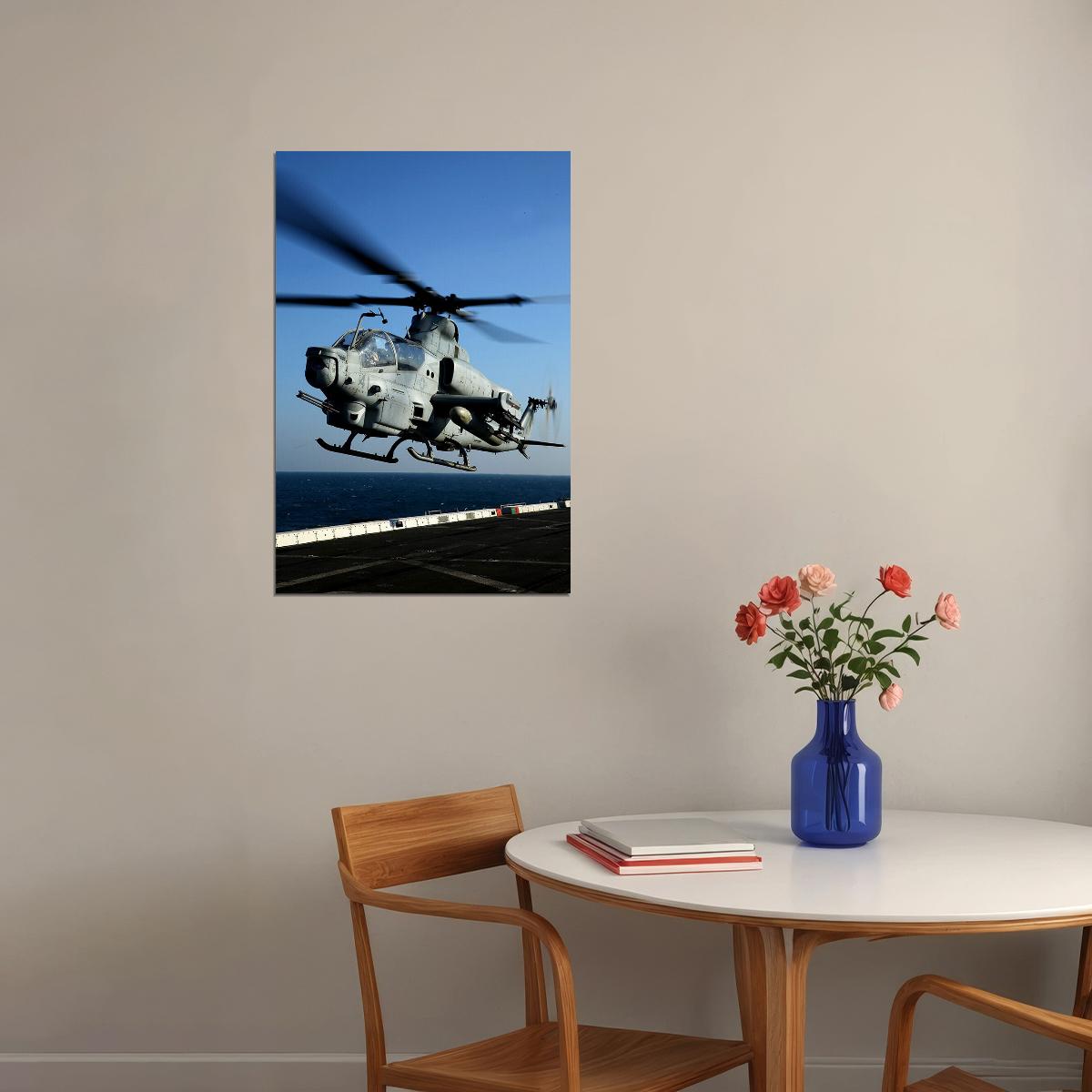 Helicopters Landing In Formation Aircraft Poster Wall Art Print Home Wall Decor - xonomax