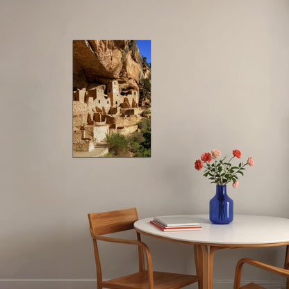 Anasazi Village In The Mesa Verde National Park Poster Wall Art Print Home Wall Decor - xonomax