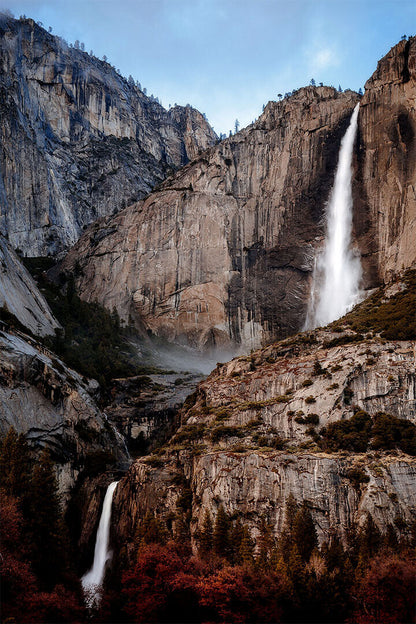 Yosemite Falls In Yosemite Valley Landscape Poster Wall Art Print Home Wall Decor - xonomax